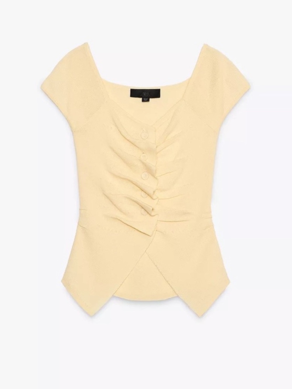 Zara Ruched Knit Top